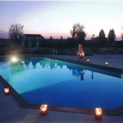 Henry Bona Pools & Spas - Budd Lake Pool with Lighting